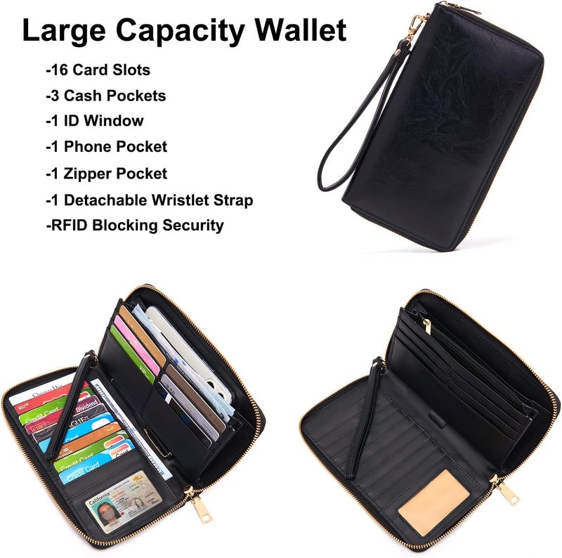Soperwillton Women Backpack Purse Multipurpose Design Handbags Shoulder Bag PU Leather Travel bag Backpack Set 2pcs - Image 3
